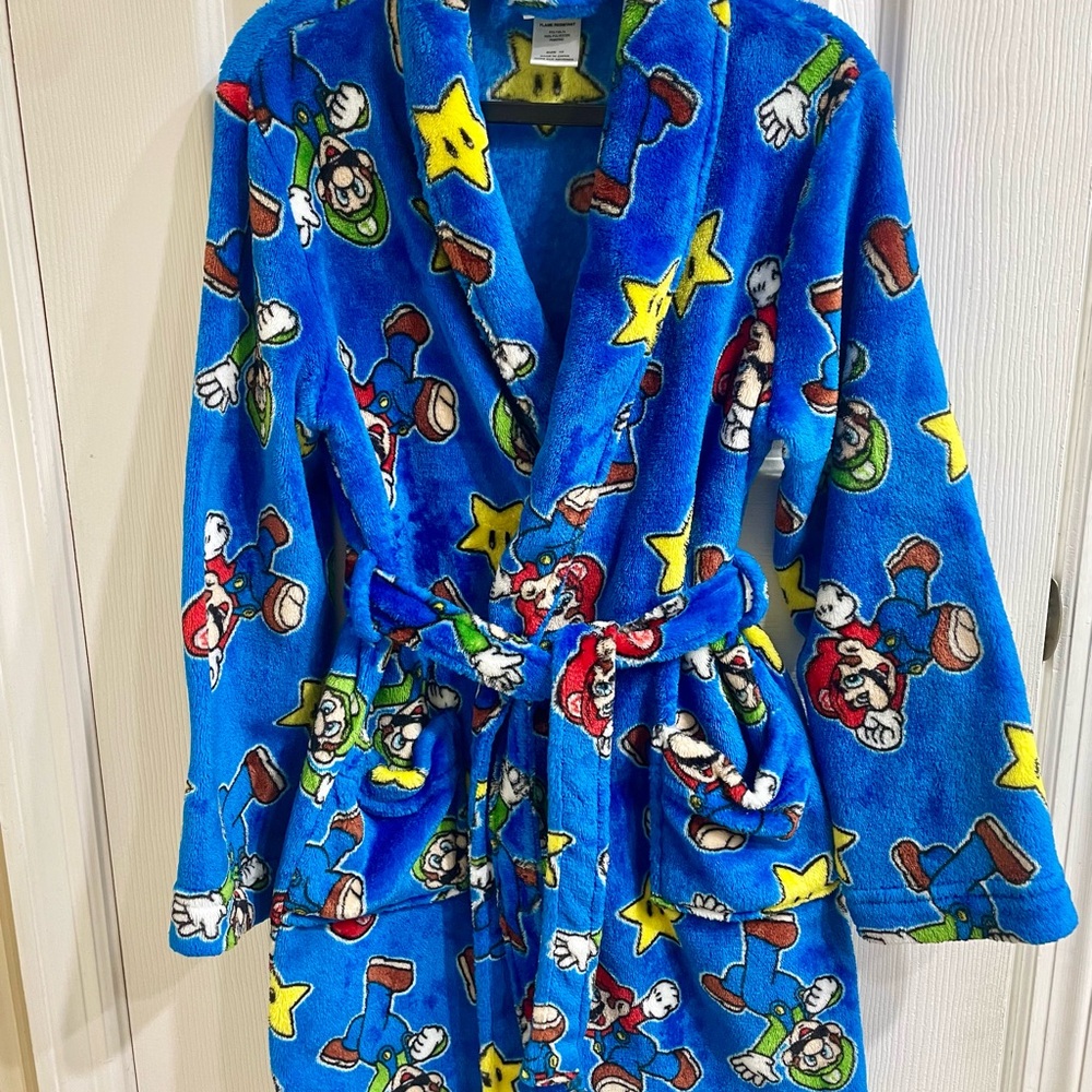 Super Mario Brothers Kids Robe (10)